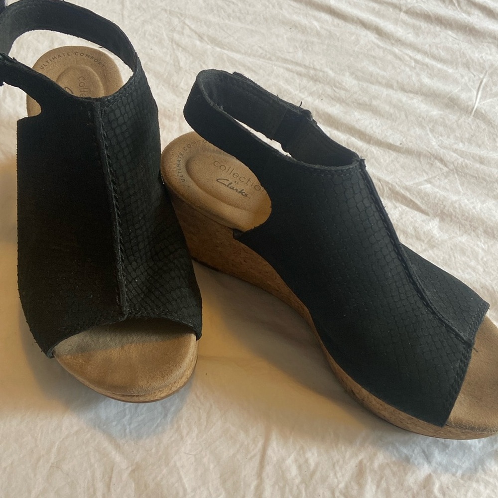 Clarks super soft comfortable wedges 6.5 37